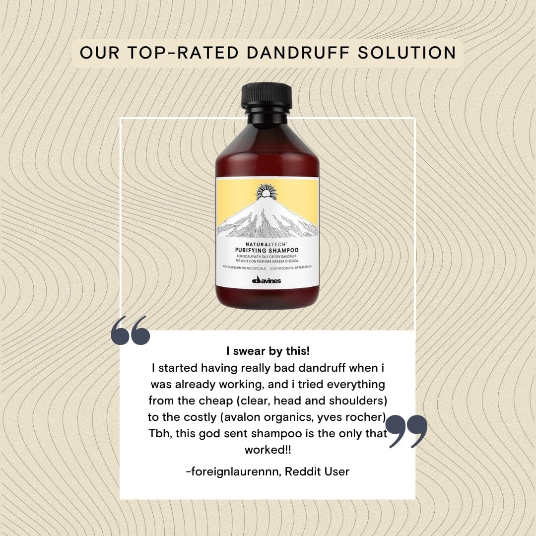 Davines Purifying Shampoo: For Oily or Dry Dandruff