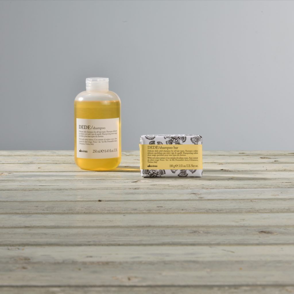 Davines DEDE Shampoo Bar & Case: Delicate Daily Solid Shampoo for All Hair Types