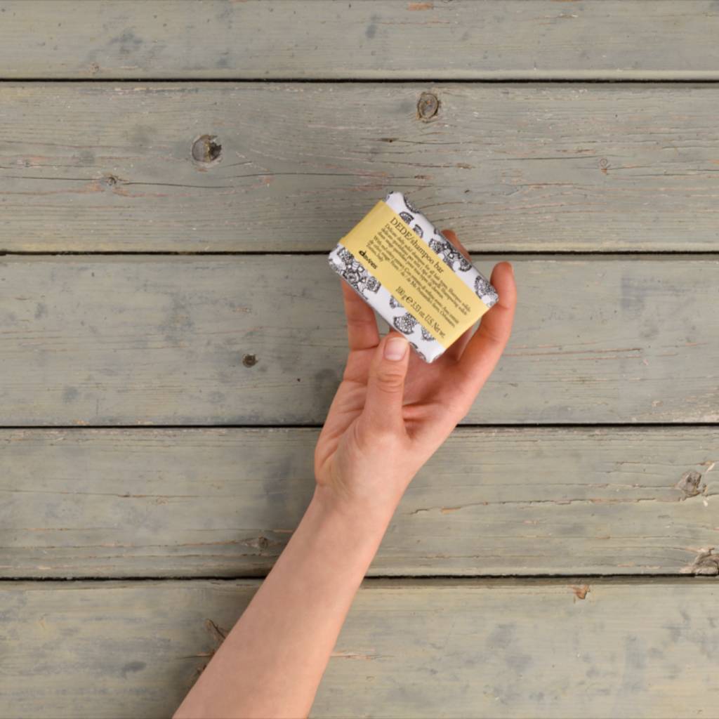 Davines DEDE Shampoo Bar: Delicate Daily Solid Shampoo for All Hair Types 100g
