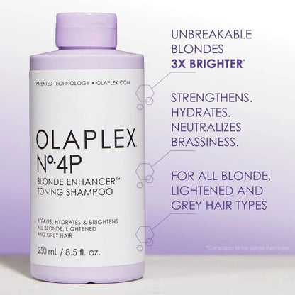 Olaplex No.4P: Blonde Enhancer Toning Shampoo 250ml